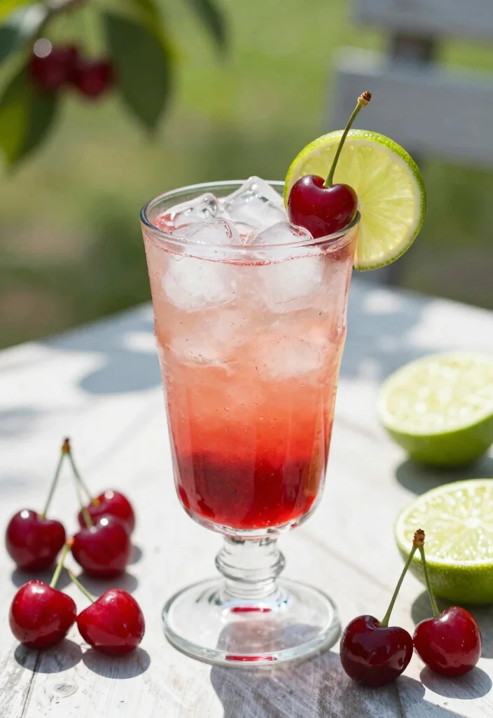 12 Fun Cocktail Recipes with Simple Creative Flavor Twists - 4. Cherry Limeade Mocktail