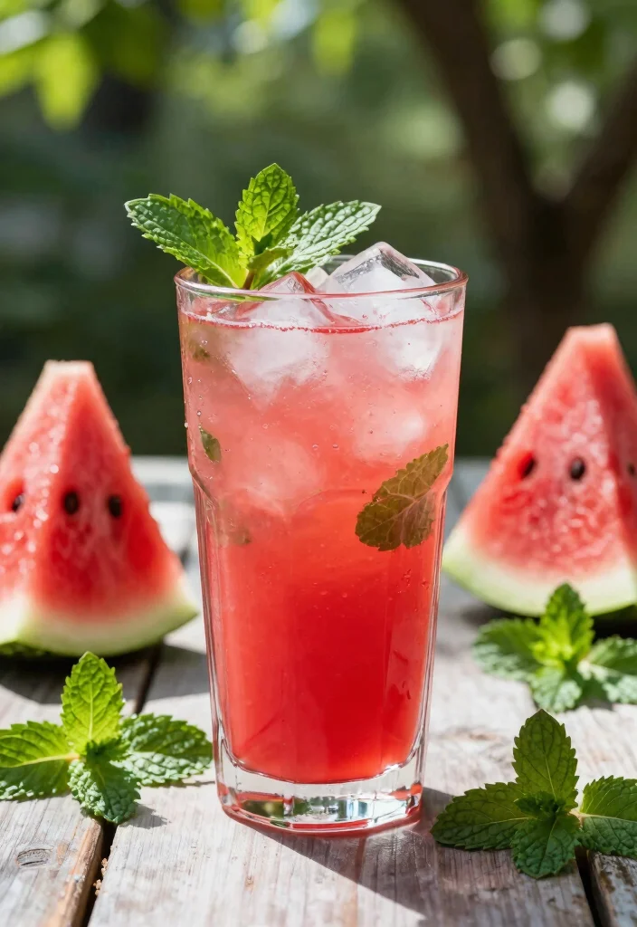 12 Fun Cocktail Recipes with Simple Creative Flavor Twists - 7. Watermelon Mint Refresher