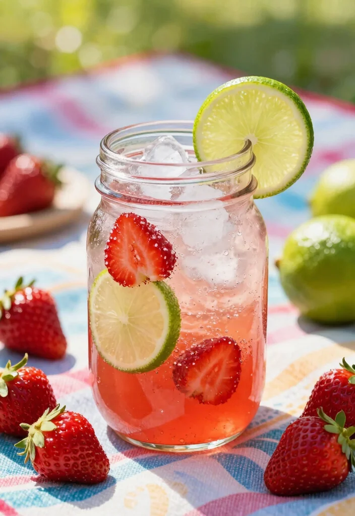12 Fun Cocktail Recipes with Simple Creative Flavor Twists - 9. Strawberry Lime Cooler