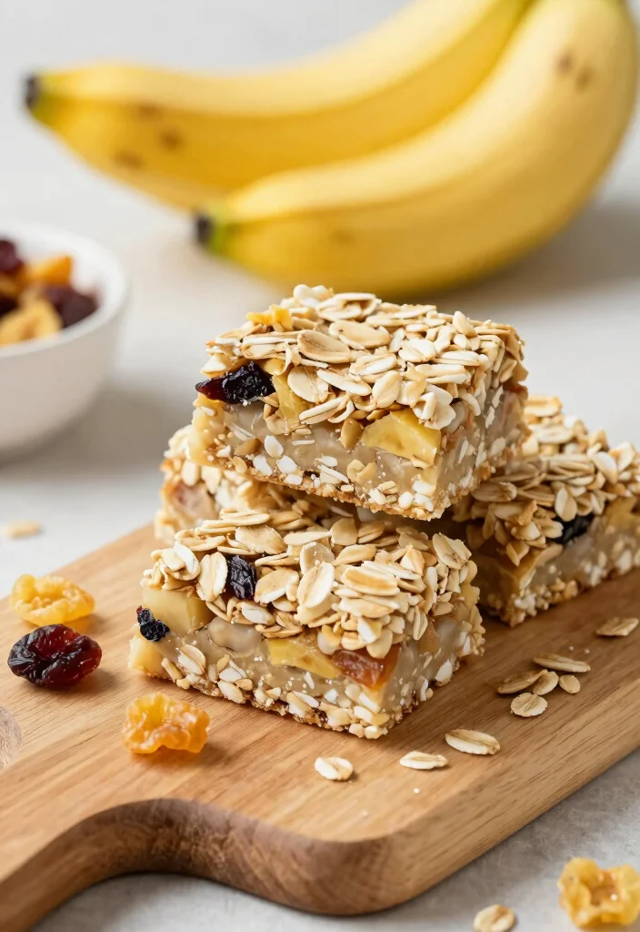 12 Healthy Banana Recipes for Easy Breakfasts and Sweet Snacks - 10. Banana Coconut Energy Bars
