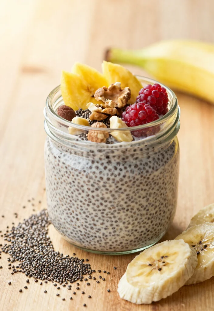 12 Healthy Banana Recipes for Easy Breakfasts and Sweet Snacks - 6. Banana Chia Pudding