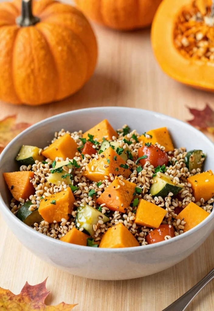 12 Healthy Pumpkin Recipes for Easy Cozy Fall Meals - 11. Pumpkin Quinoa Salad