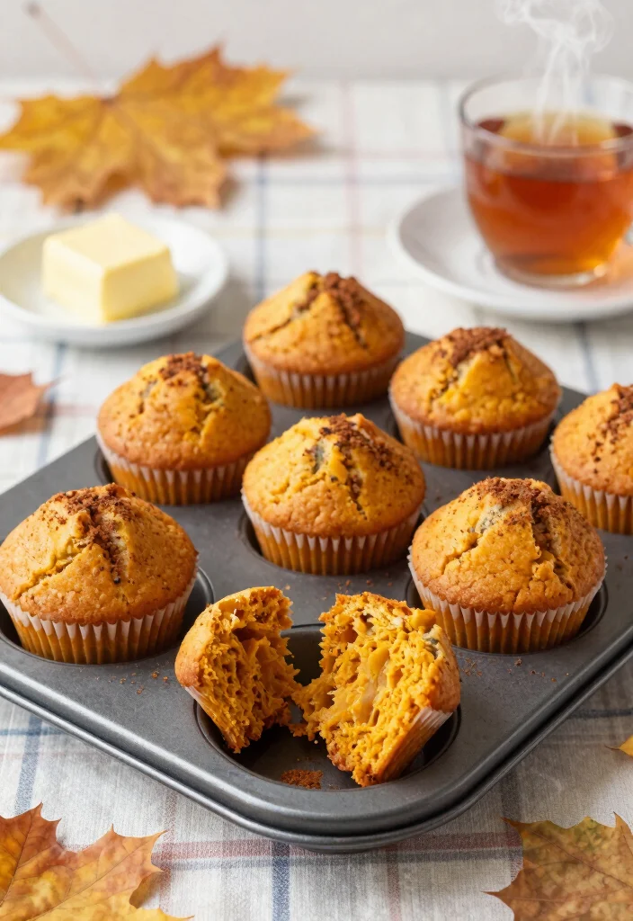 12 Healthy Pumpkin Recipes for Easy Cozy Fall Meals - 7. Pumpkin Spice Muffins