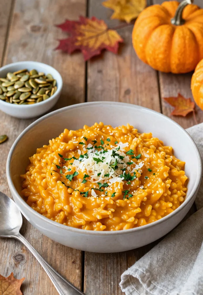 12 Healthy Pumpkin Recipes for Easy Cozy Fall Meals - 9. Pumpkin Risotto