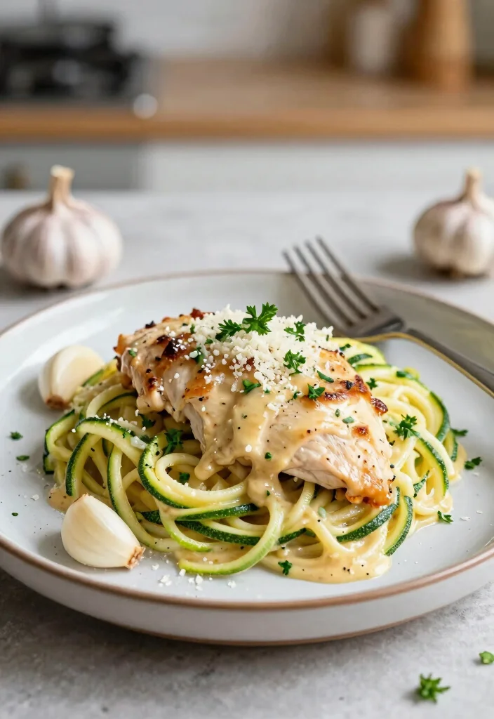 12 Keto Crockpot Recipes for Easy Hands-Off Low-Carb Meals - 1. Creamy Garlic Parmesan Chicken