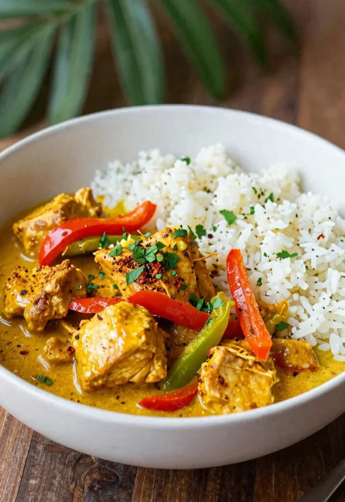 12 Keto Crockpot Recipes for Easy Hands-Off Low-Carb Meals - 10. Coconut Curry Chicken