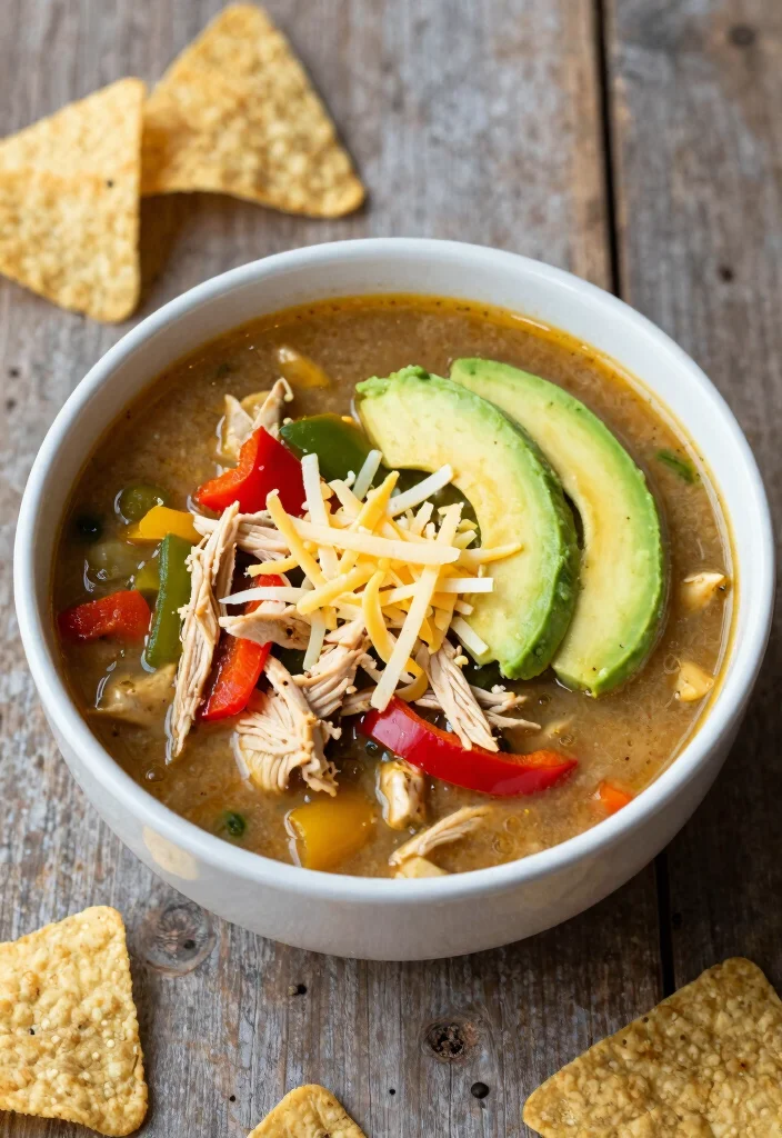 12 Keto Crockpot Recipes for Easy Hands-Off Low-Carb Meals - 12. Chicken Fajita Soup