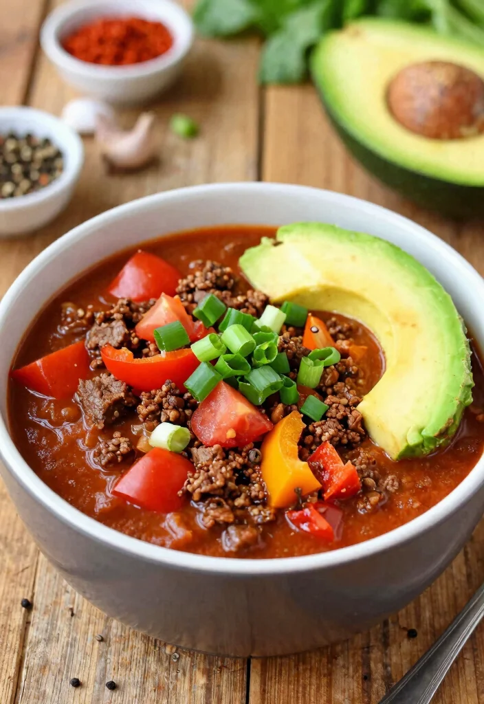 12 Keto Crockpot Recipes for Easy Hands-Off Low-Carb Meals - 3. Keto Chili