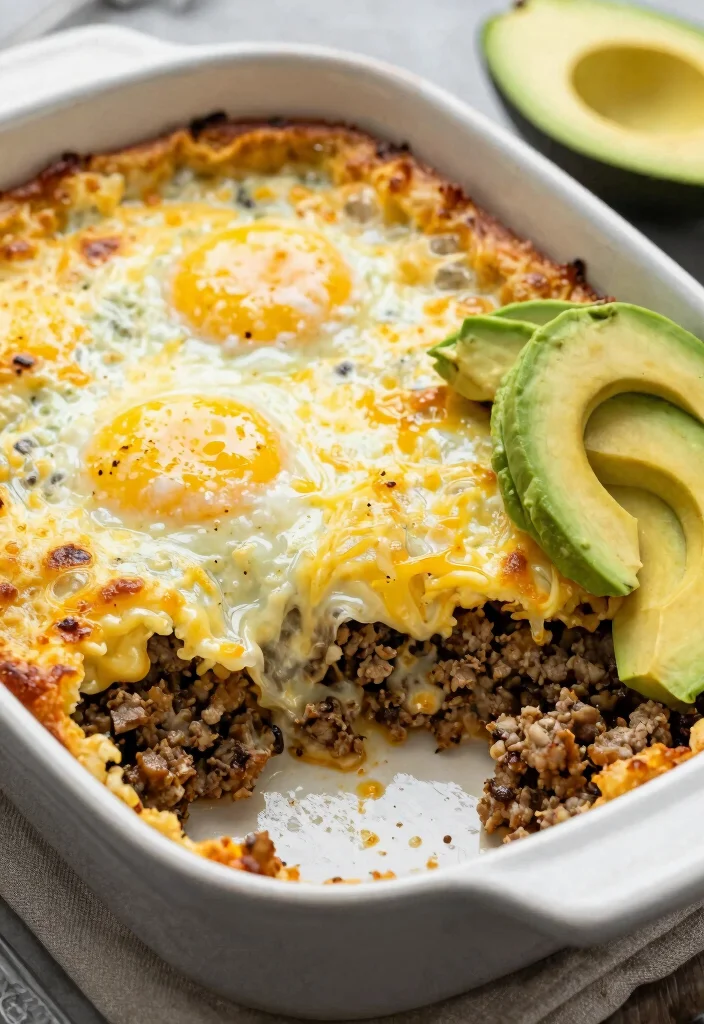 12 Keto Sausage Recipes for Quick Flavor-Rich Dinners - 11. Quick Sausage and Egg Breakfast Casserole