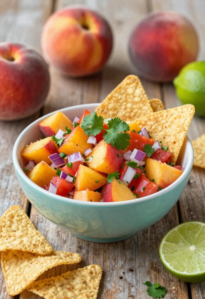 12 Peach Dessert Recipes for Juicy Easy Seasonal Treat Ideas - 11. Peach Salsa