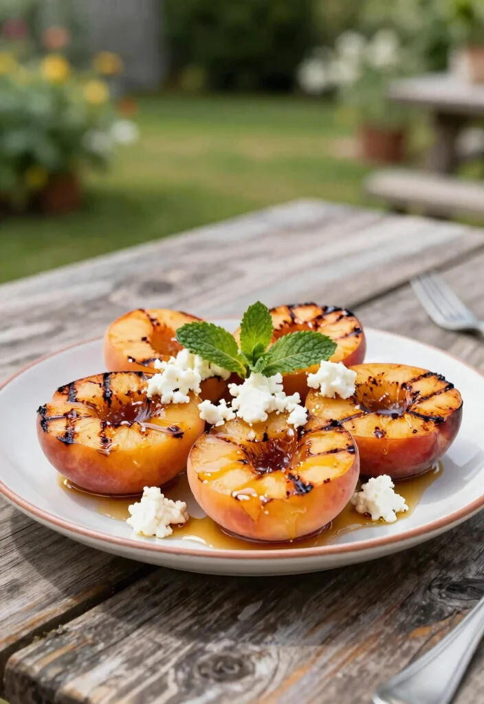 12 Peach Dessert Recipes for Juicy Easy Seasonal Treat Ideas - 4. Grilled Peaches with Honey