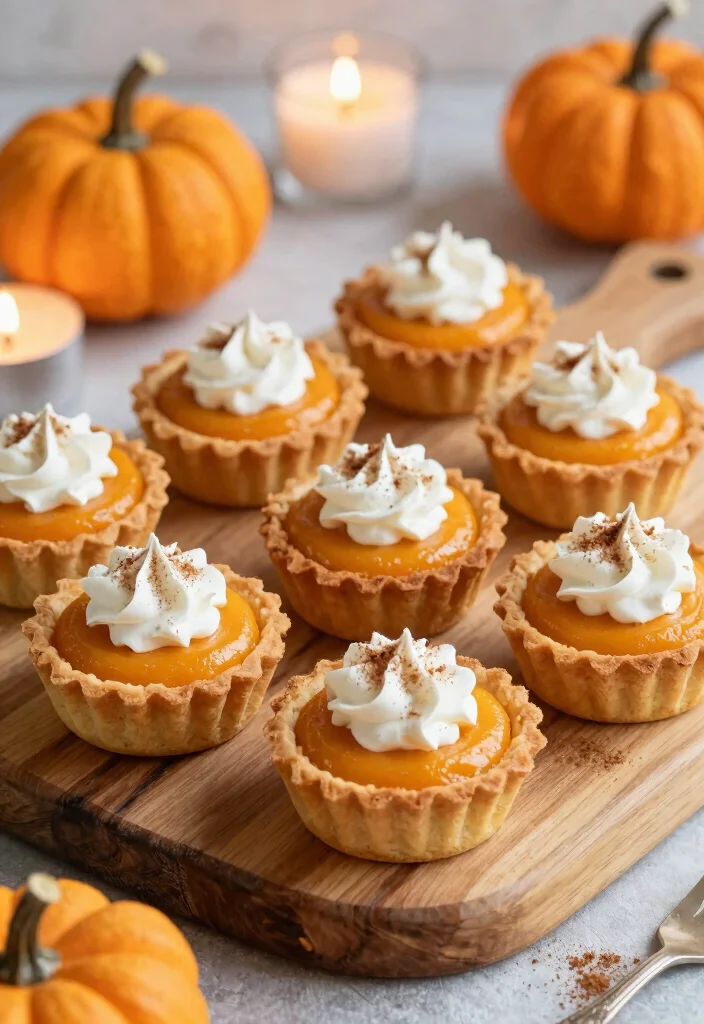 12 Pumpkin Dessert Recipes for Cozy Simple Fall Baking - 11. Pumpkin Tarts