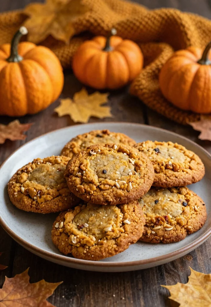 12 Pumpkin Dessert Recipes for Cozy Simple Fall Baking - 12. Pumpkin Oatmeal Cookies
