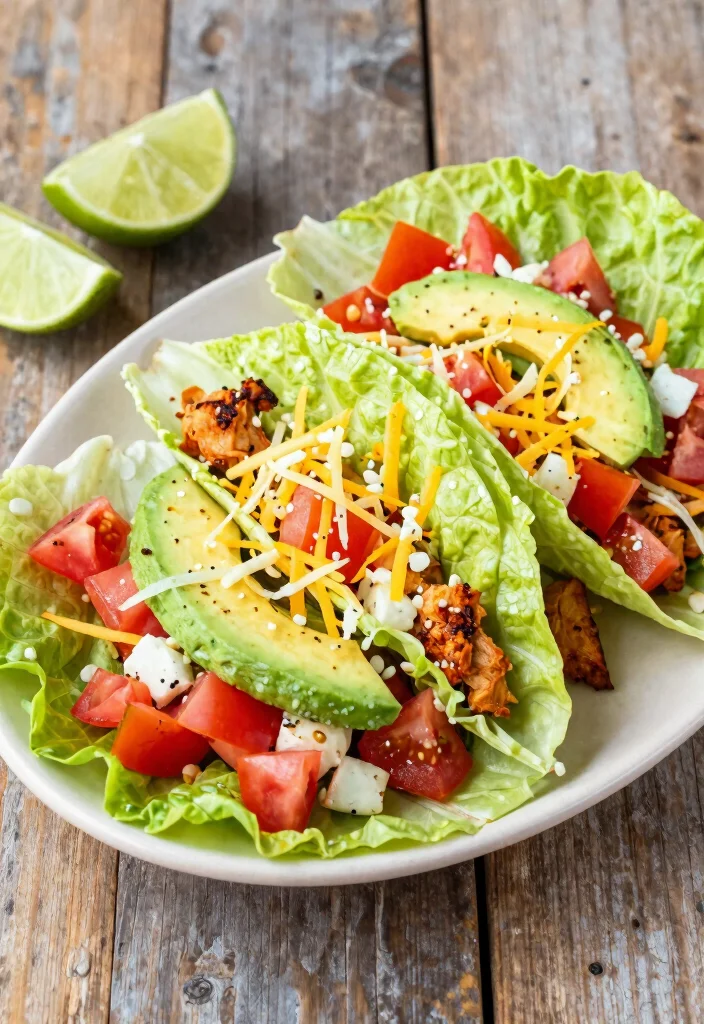 12 Simple Keto Recipes for Easy Low-Carb Weeknight Meals - 7. Mexican Chicken Lettuce Wraps