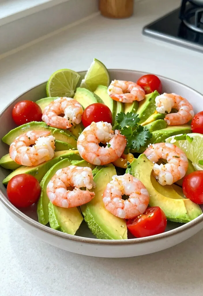 12 Simple Keto Recipes for Easy Low-Carb Weeknight Meals - 8. Shrimp Avocado Salad