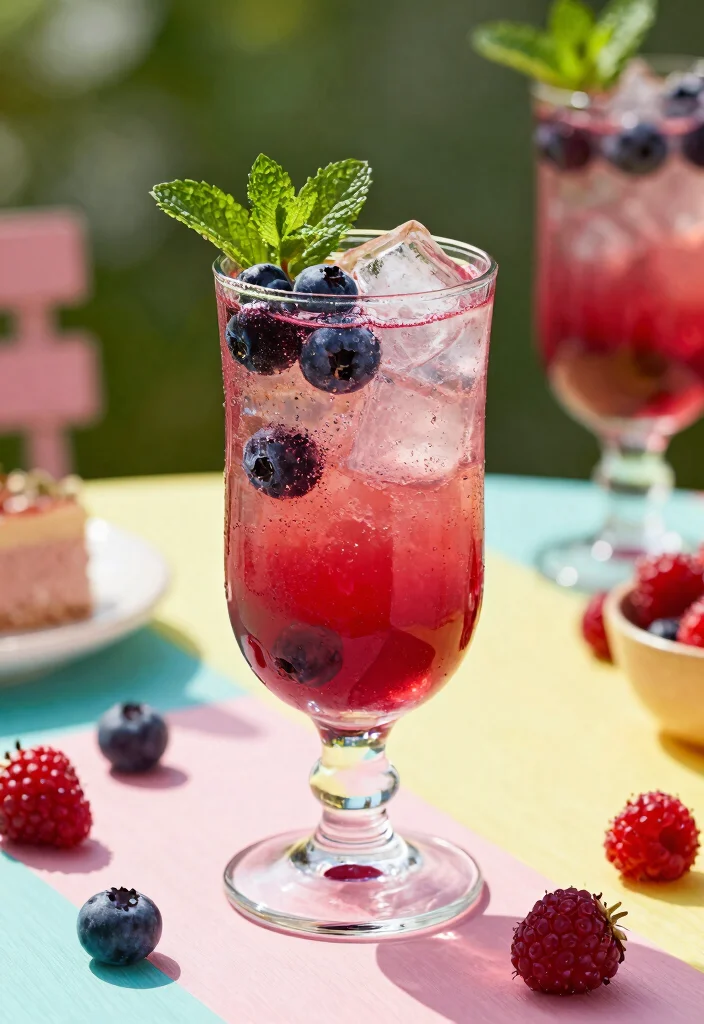 12 Summer Cocktail Recipes for Light Fresh Seasonal Sips - 12. Hibiscus Berry Spritzer