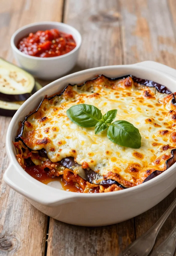 12 Vegetarian Keto Recipes for Easy Low-Carb Plant Meals - 4. Eggplant Parmesan