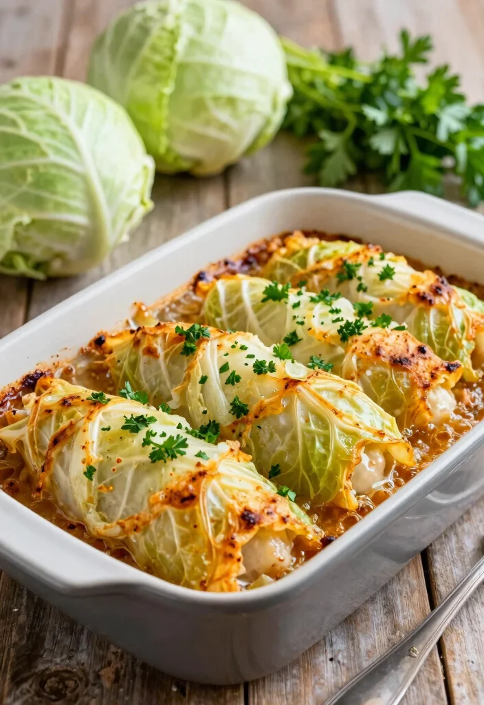 12 Vegetarian Keto Recipes for Easy Low-Carb Plant Meals - 9. Cabbage Roll Casserole