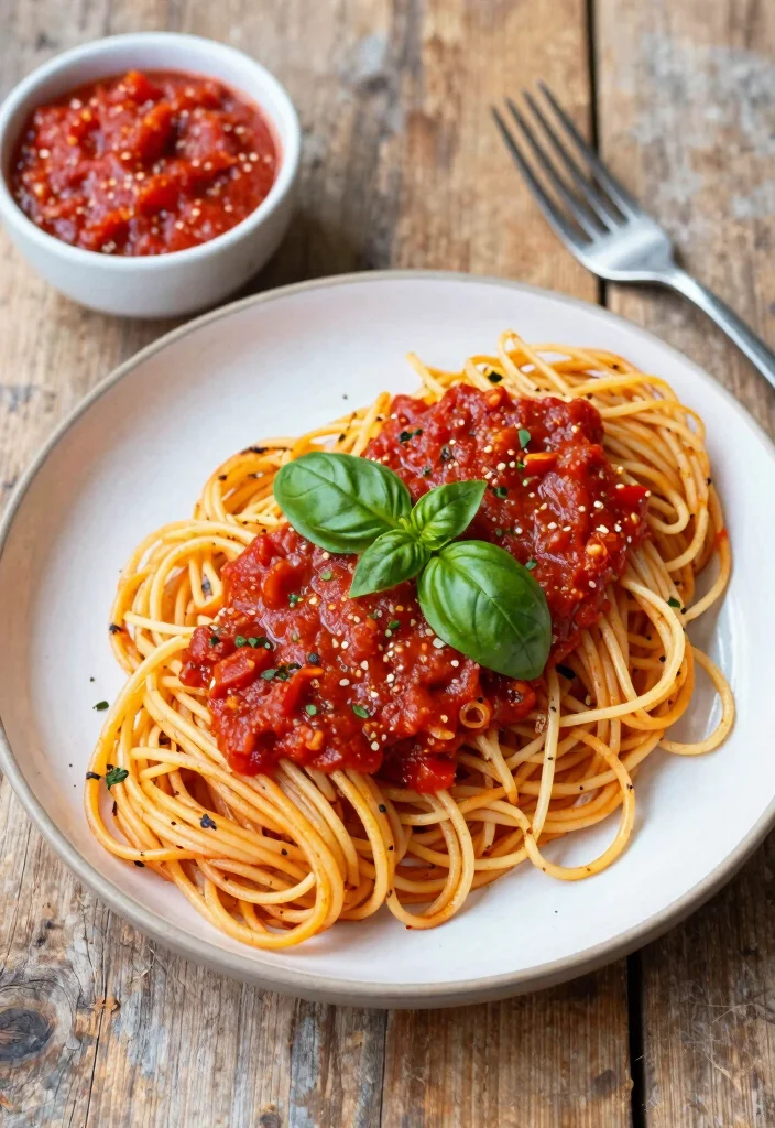 12 Veggie Dinner Recipes for Easy Balanced Weeknight Plates - 12. Spaghetti Squash with Marinara Sauce