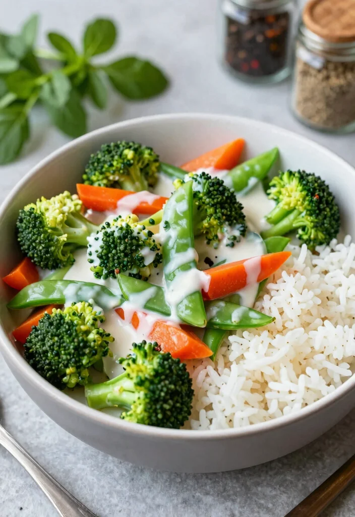 12 Veggie Dinner Recipes for Easy Balanced Weeknight Plates - 3. Creamy Vegetable Stir-Fry