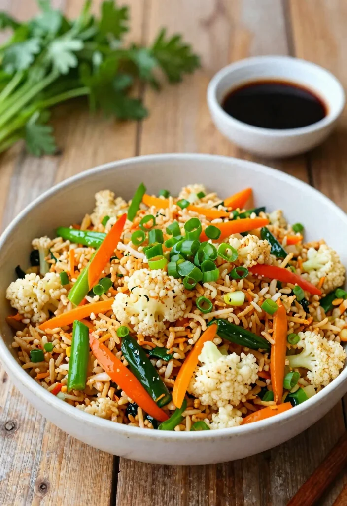 12 Veggie Dinner Recipes for Easy Balanced Weeknight Plates - 5. Cauliflower Fried Rice