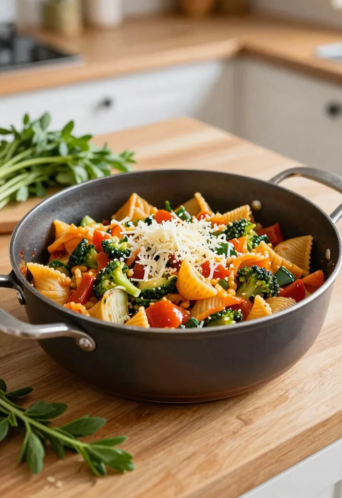 14 Budget-Friendly Dinner Recipes for Cheap Easy Meals - 5. Easy One-Pot Pasta Primavera