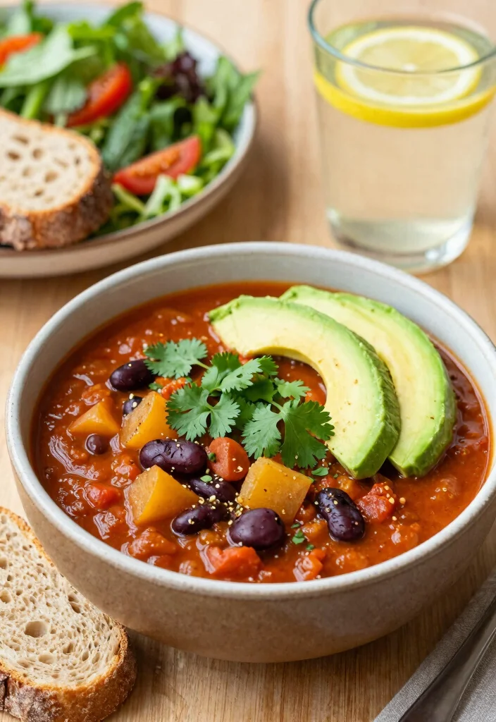 14 Crockpot Dinner Recipes for Effortless Flavorful Meals - 1. Hearty Vegetable and Bean Chili