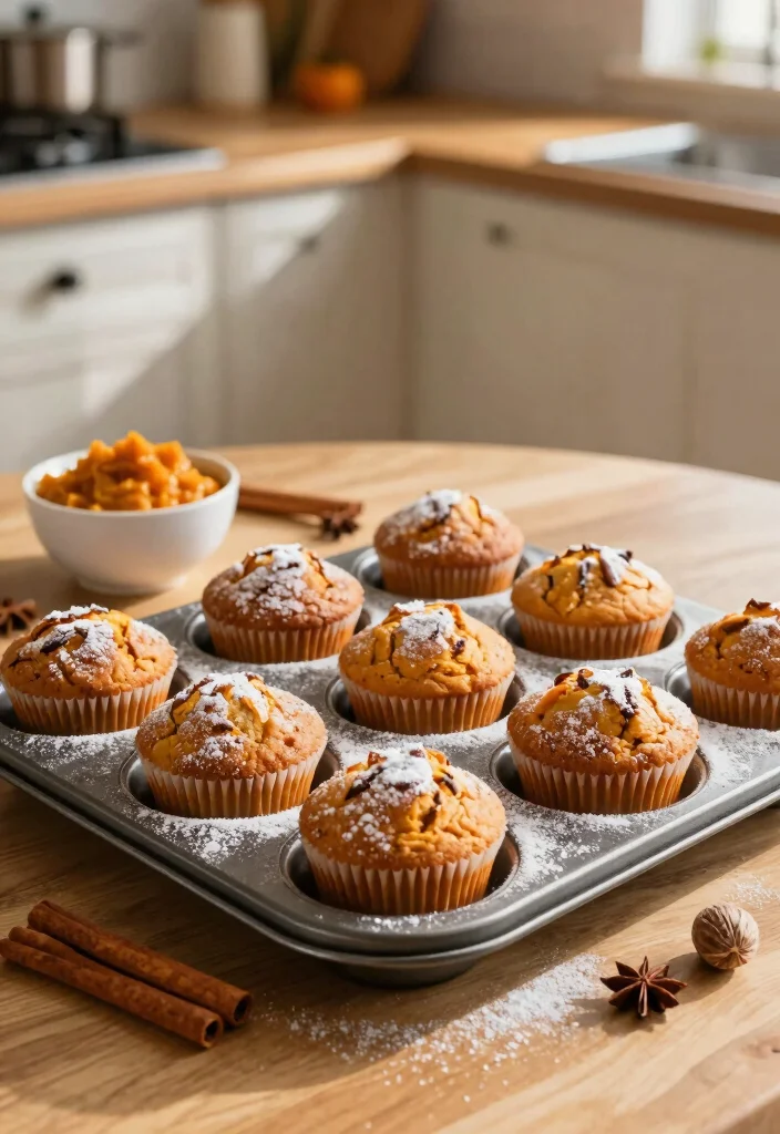 14 Fall Dessert Recipes with Warm Easy Seasonal Flavors - 1. Pumpkin Spice Muffins