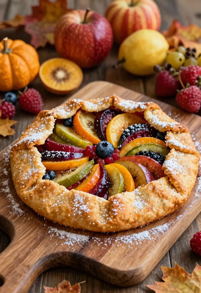14 Fall Dessert Recipes with Warm Easy Seasonal Flavors - 13. Autumn Fruit Galette
