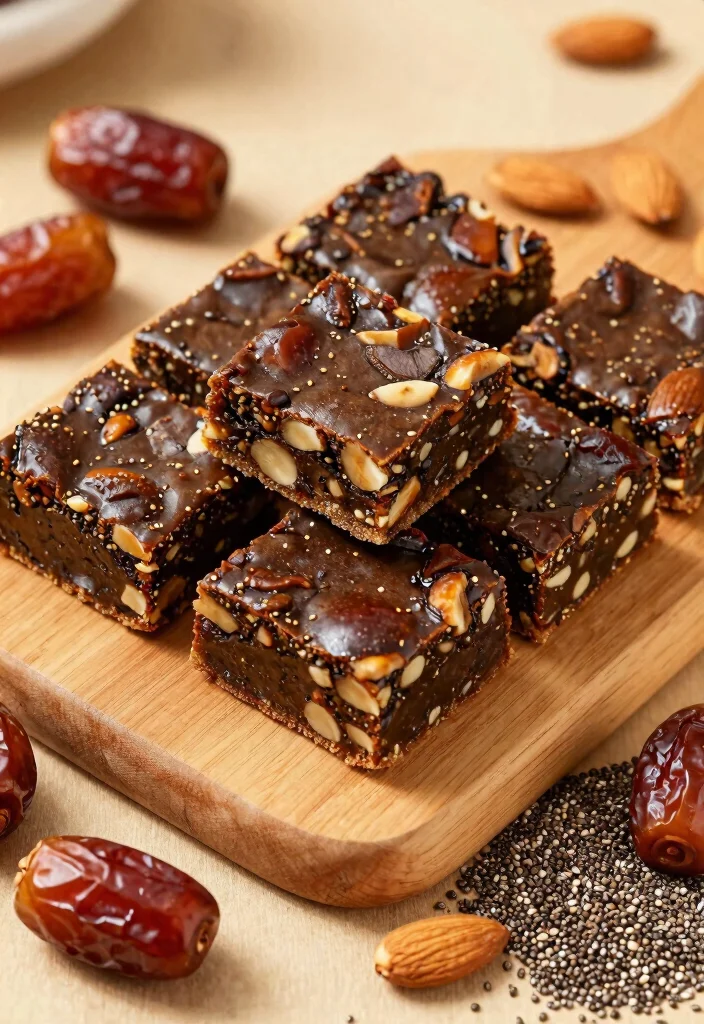14 Healthier Dessert Recipes with Light Flavorful Upgrades - 10. Date Energy Bars