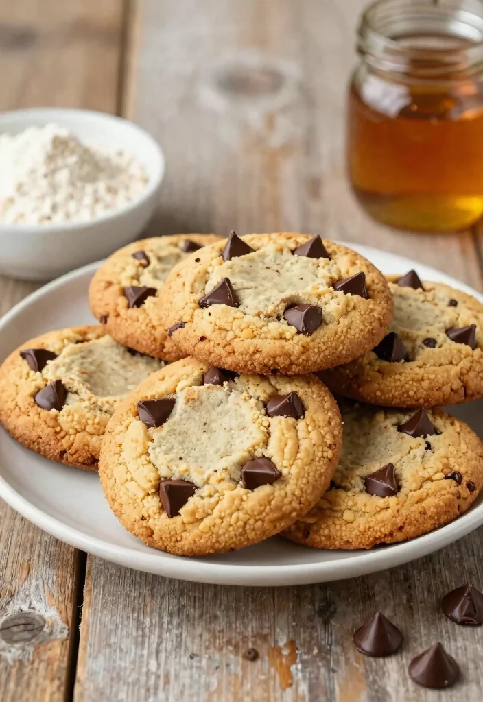 14 Healthier Dessert Recipes with Light Flavorful Upgrades - 3. Almond Flour Chocolate Chip Cookies