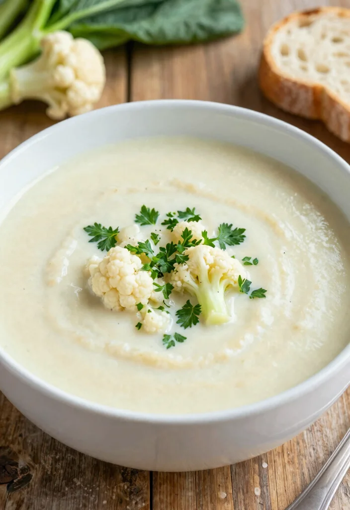 14 Healthy Crock Pot Recipes for Easy Slow-Cooked Weeknight Meals - 8. Creamy Cauliflower and Leek Soup