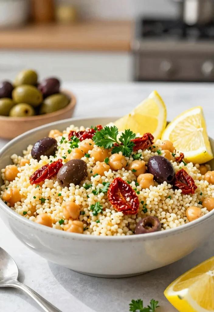 14 Healthy Crock Pot Recipes for Easy Slow-Cooked Weeknight Meals - 9. Mediterranean Couscous Bowl