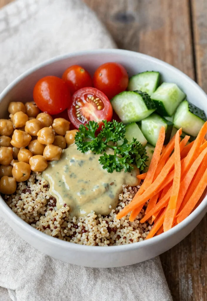 14 Healthy Dishes Recipes Packed with Simple Fresh Flavor - 6. Mediterranean Buddha Bowl