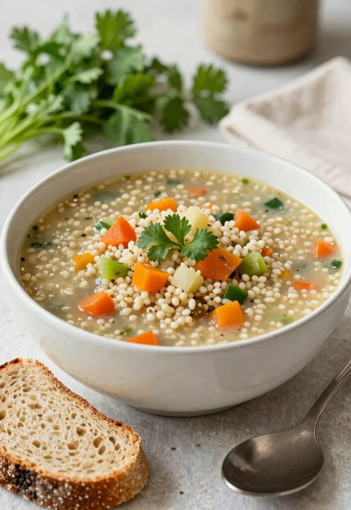 14 Healthy Soup Recipes for Light Warming Weeknight Meals - 10. Vegetable Barley Soup