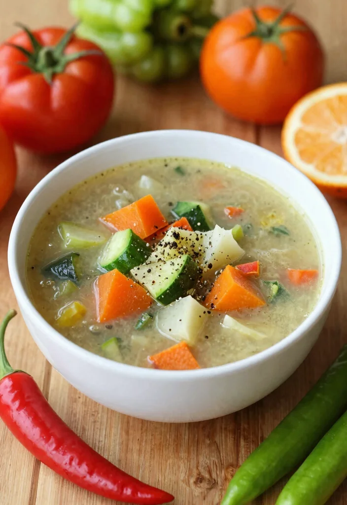 14 Healthy Soup Recipes for Light Warming Weeknight Meals - 14. Simple Vegetable Soup