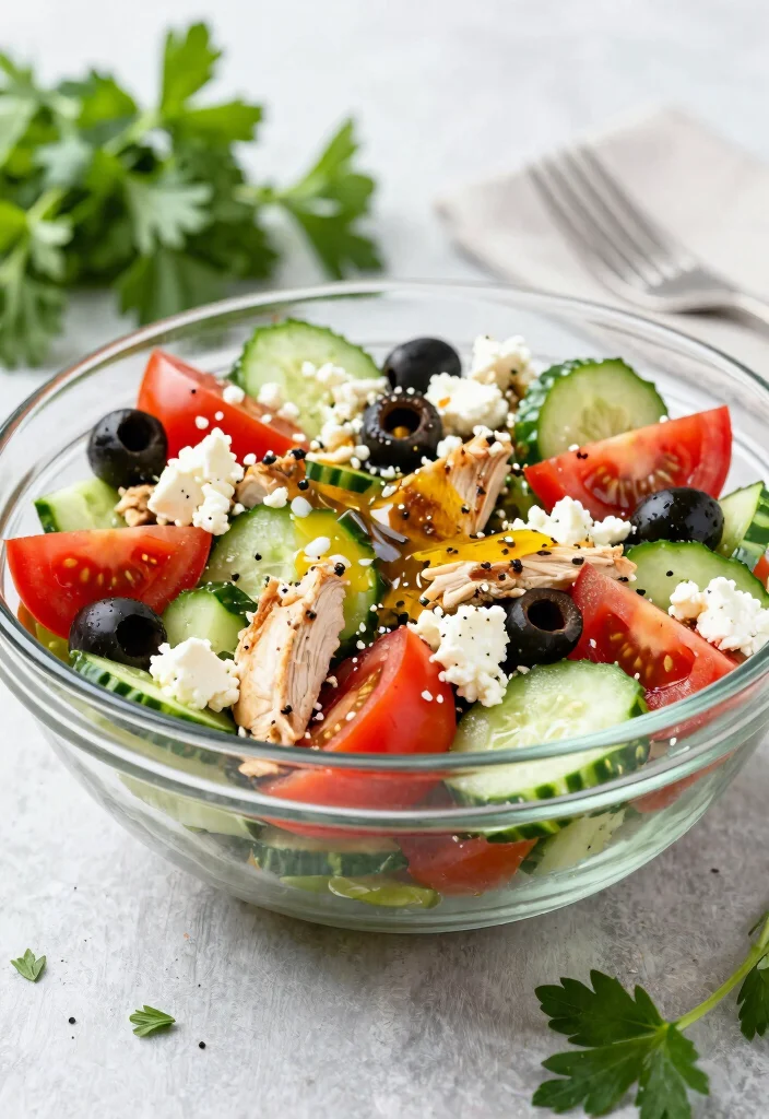 14 Keto Chicken Recipes for Easy Flavor-Packed Dinners - 10. Mediterranean Chicken Salad