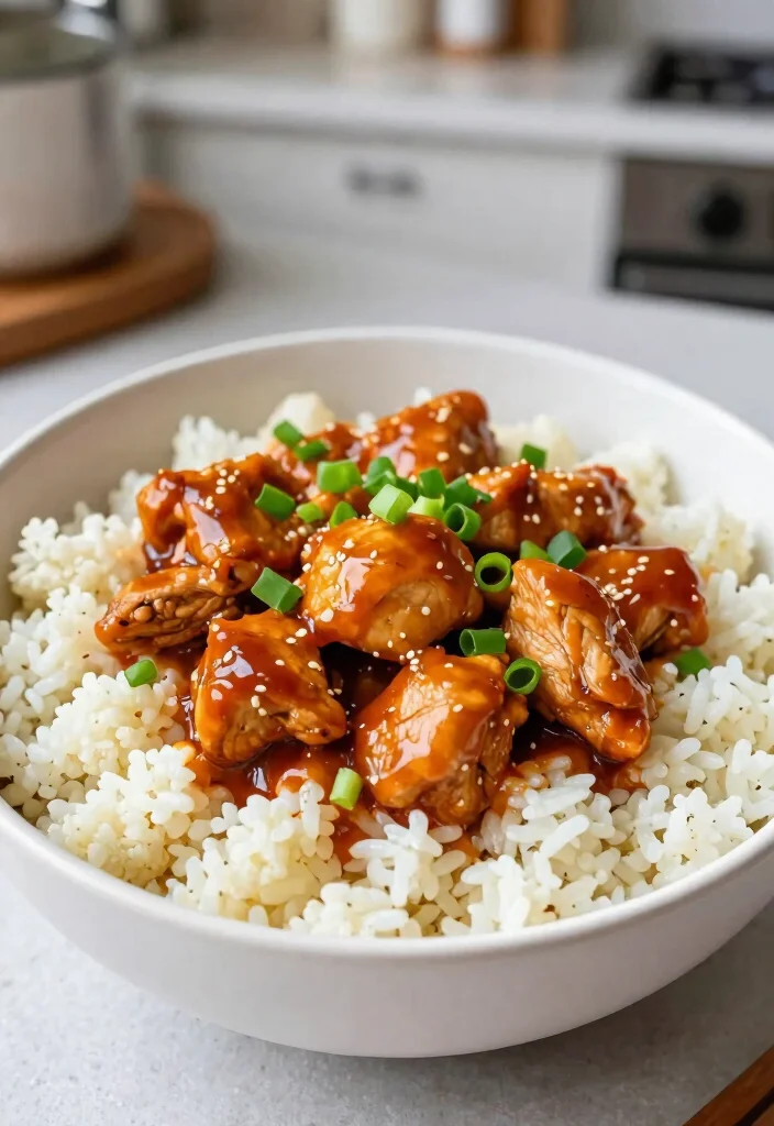 14 Keto Chicken Recipes for Easy Flavor-Packed Dinners - 13. Teriyaki Chicken with Cauliflower Rice