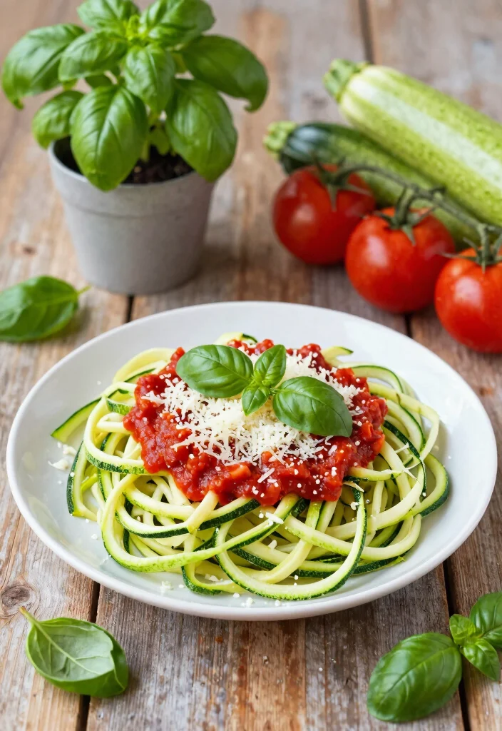 14 Low-Calorie Dinner Recipes for Easy Satisfying Meals - 1. Zucchini Noodles with Marinara Sauce