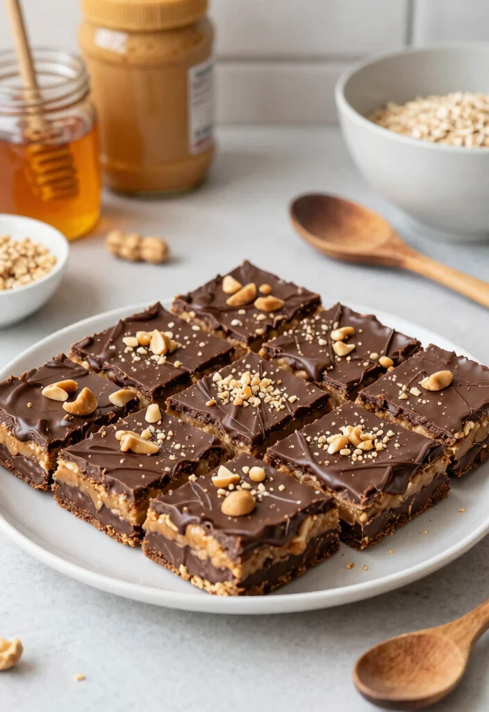 15 Best Dessert Recipes for Easy Crowd-Pleasing Treat Ideas - 1. No-Bake Chocolate Peanut Butter Bars