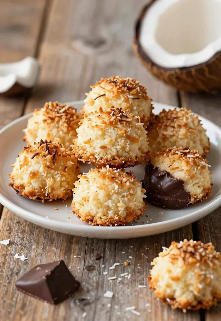 15 Best Dessert Recipes for Easy Crowd-Pleasing Treat Ideas - 7. Coconut Macaroons
