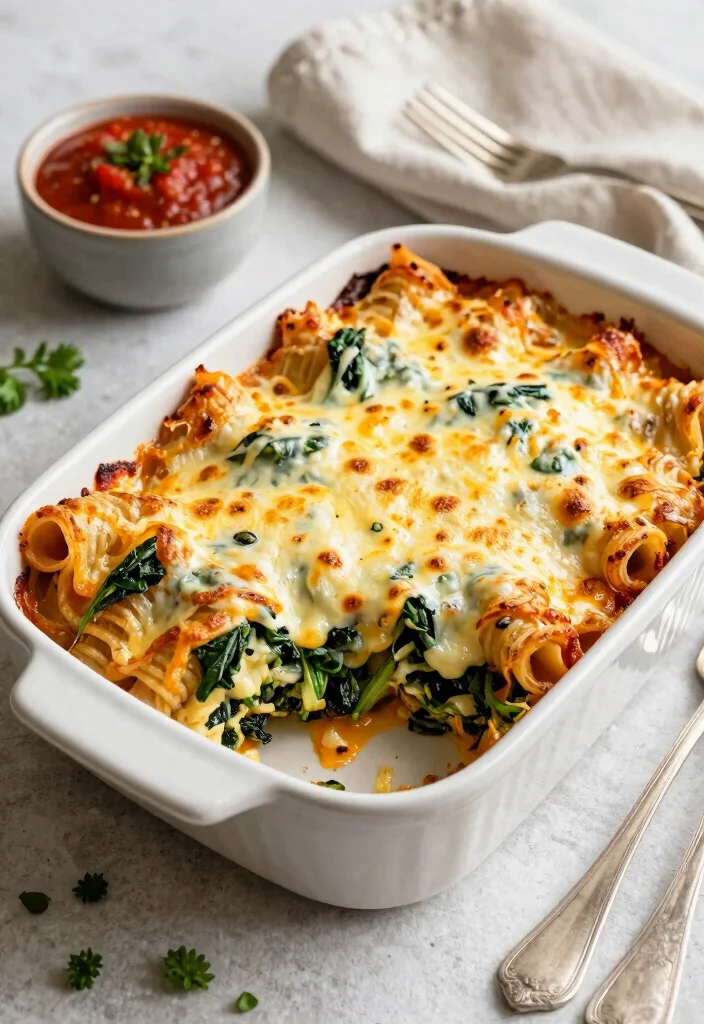 15 Best Dinner Recipes for Easy Weeknight Favorites - 13. Baked Ziti with Spinach