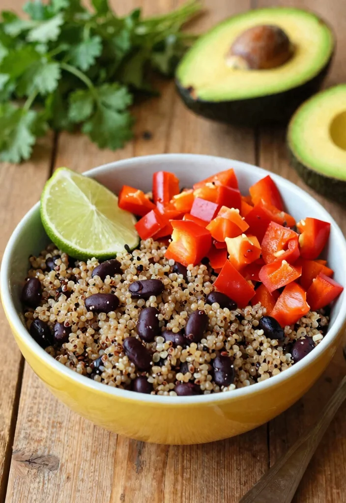 15 Best Dinner Recipes for Easy Weeknight Favorites - 5. Quinoa and Black Bean Bowl