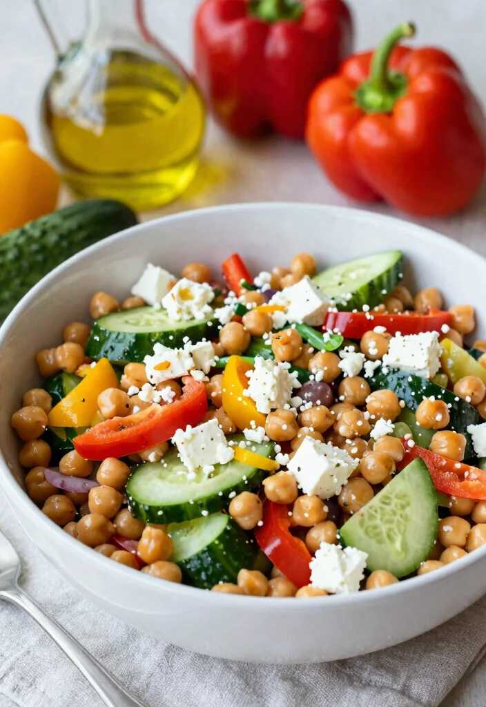 15 Best Dinner Recipes for Easy Weeknight Favorites - 9. Mediterranean Chickpea Salad