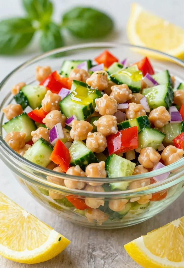 15 Easy Dinner Recipes for Fast Satisfying Weeknight Meals - 10. Mediterranean Chickpea Salad