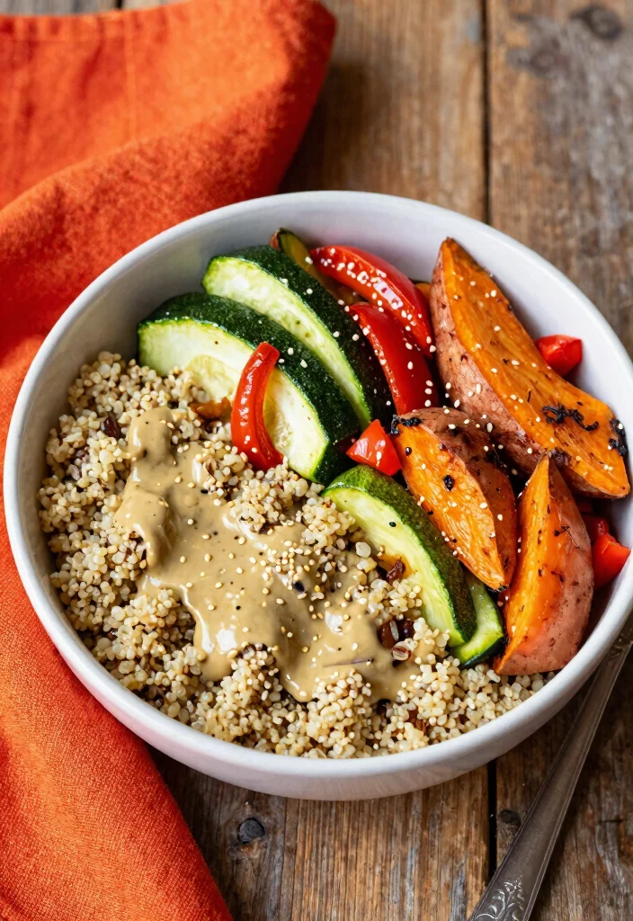 15 Easy Dinner Recipes for Fast Satisfying Weeknight Meals - 11. Roasted Vegetable Buddha Bowl