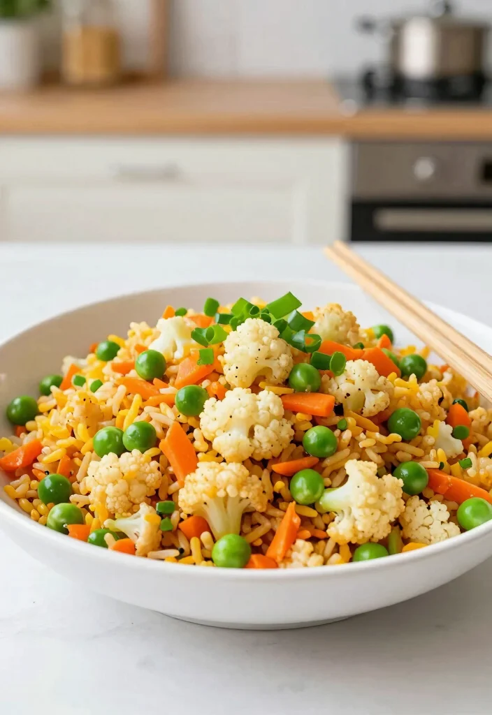 15 Easy Dinner Recipes for Fast Satisfying Weeknight Meals - 7. Cauliflower Fried Rice