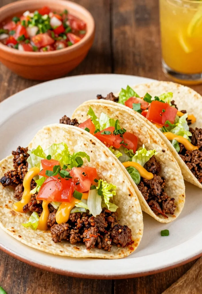 15 Easy Food Recipes for Dinner: Quick Flavorful Ideas - 12. Easy Beef Tacos