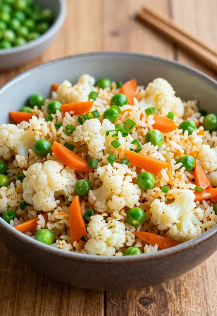 15 Easy Food Recipes for Dinner: Quick Flavorful Ideas - 15. Cauliflower Fried Rice