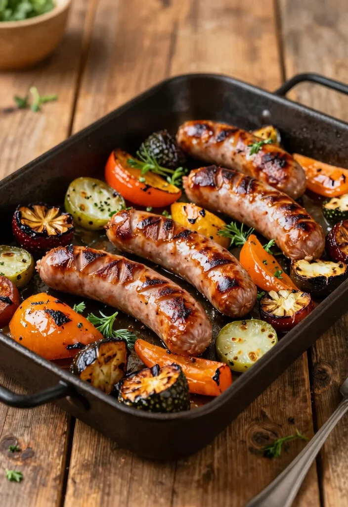 15 Easy Food Recipes for Dinner: Quick Flavorful Ideas - 7. Sheet Pan Sausage and Veggies